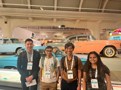 Some team members at IROS 2023