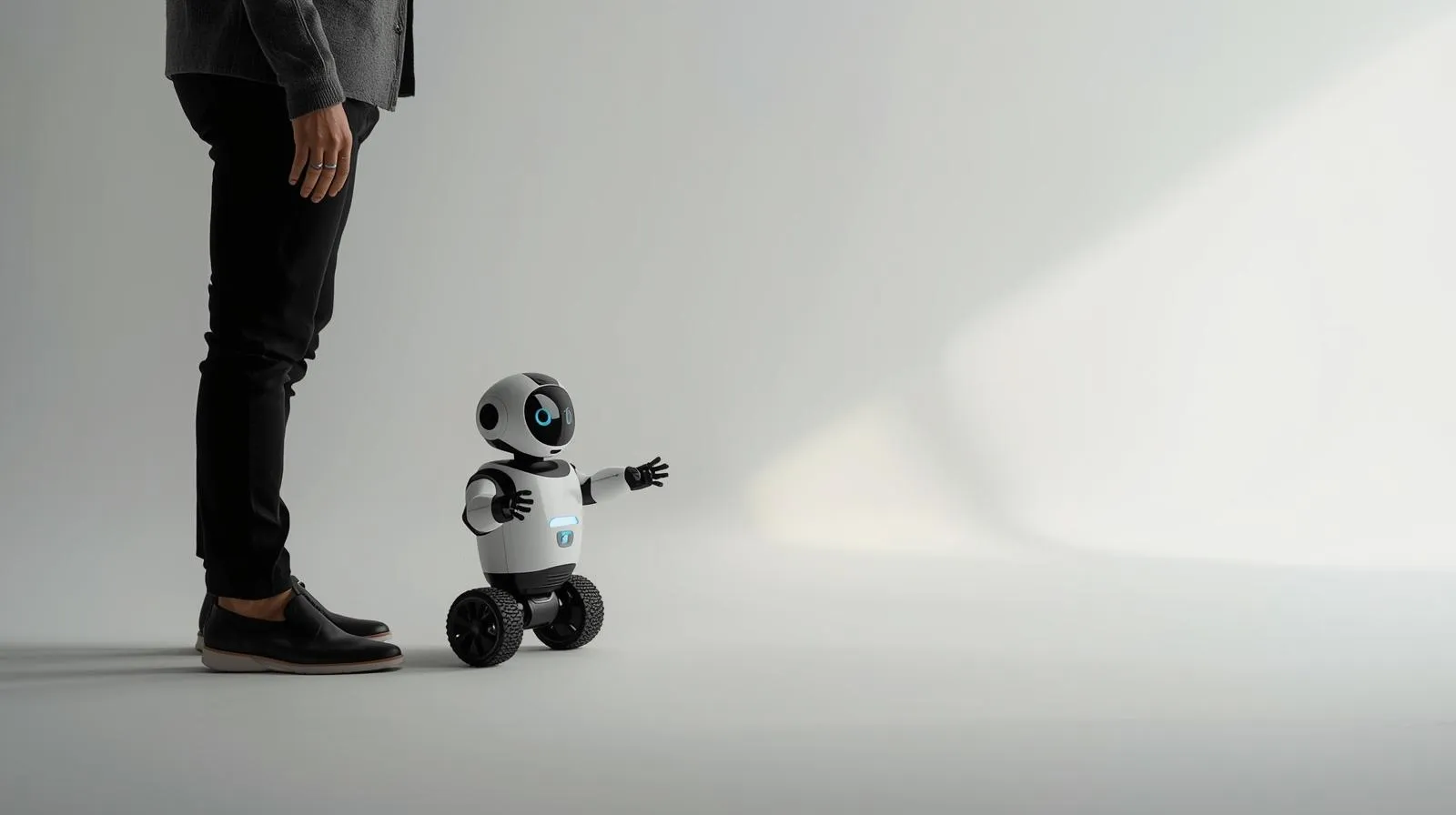 A robot explaining why it made a decision.